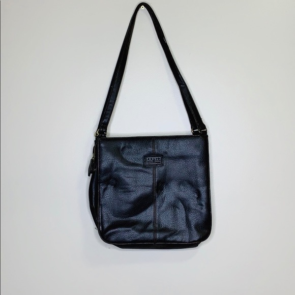 Relic | Large Brown 3 Sectioned Pebble Satchel Bag - Picture 2 of 13